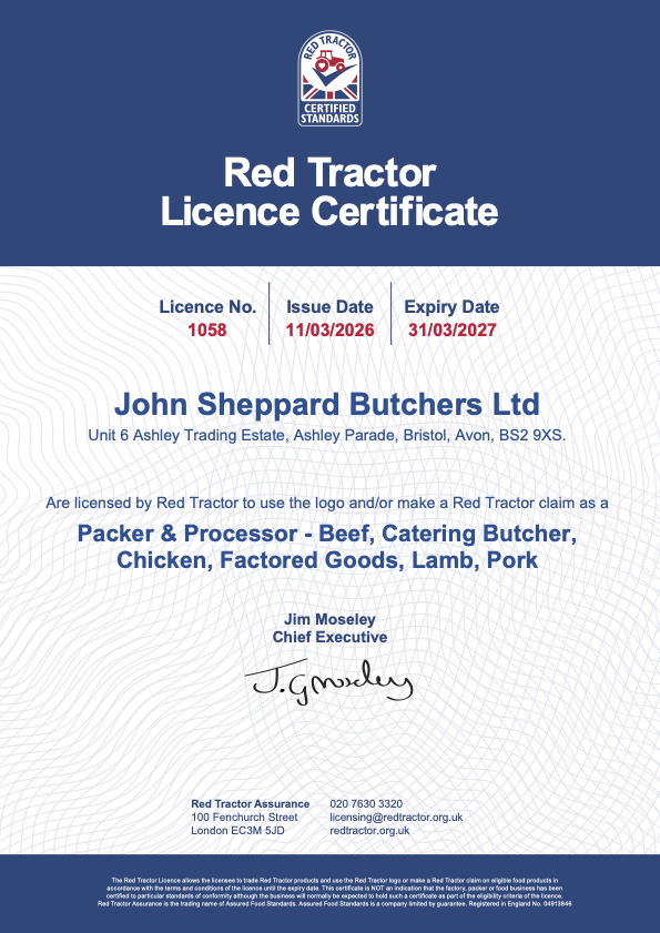 Red Tractor Assured